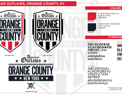 American Outlaws Orange County, NY Branding and Logo
