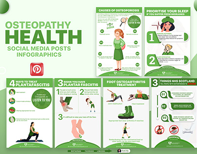 Pinterest Health Infographics Pins | Vol. 02