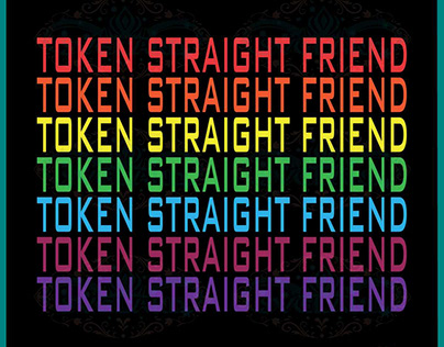 Pride Month Token Straight Friend