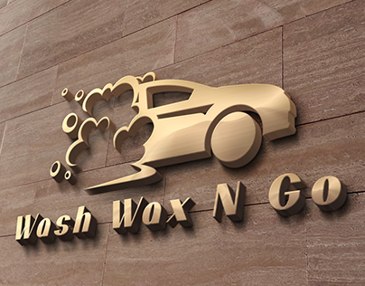 Wash Wax N Go Logo and flyer and Price List Design