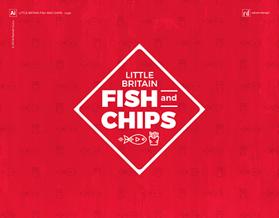 Little Britain Fish and Chips - Logo design