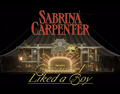 CGI intro for Sabrina Carpenter "Because I Liked a Boy"