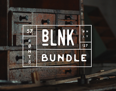 The Big Blnk Bundle - 57 Fonts