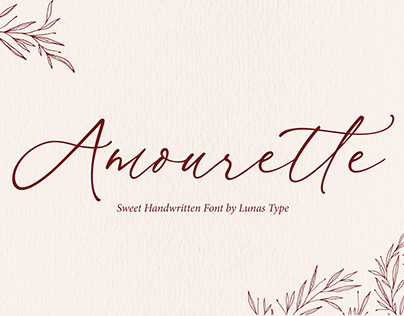 Amourette Sweet Handwritten Font