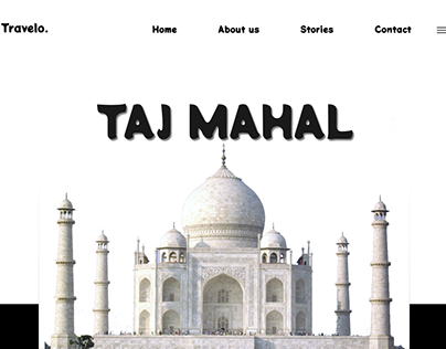 Tajmahal Landing page