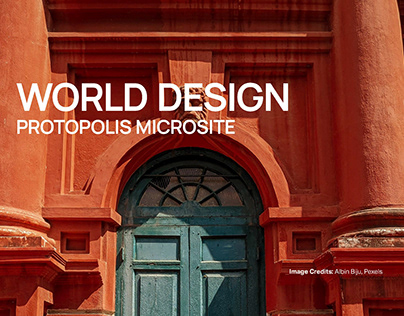 World Design Protopolis: Bengaluru Microsite