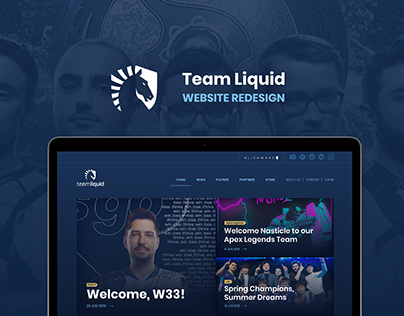 Team Liquid | Website Concept Case Study