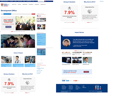 Nanyang Technology of University - Landing Page