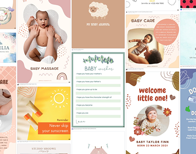 Canva designs are perfect for all baby's feeding needs