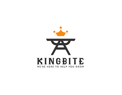 Kingbite logo - Creative agency logo
