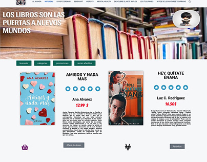 pagina web de venta de libros