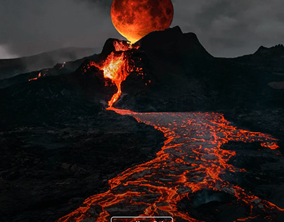 Lua no vulcão EDIÇÃO