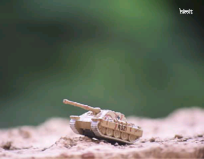 Miniature Photography of soldiers