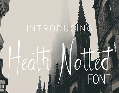 Free Heath Notted Display Font