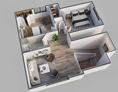 Project 3d Floor plans -110 Thurston