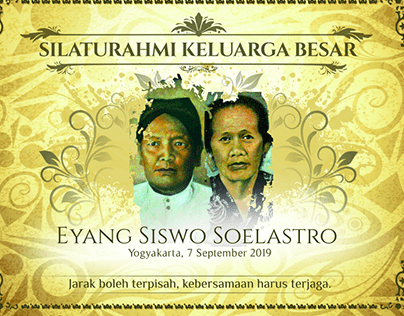 Desain Banner Silaturahmi Keluarga Besar Eyang Siswo