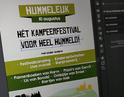 Poster & logo 'Hummeleuk' (2019)