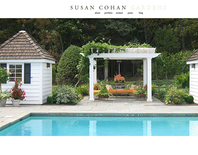 Website Redesign: Susan Cohan Gardens