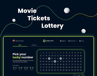 Lottery Web App | UI/UX Design