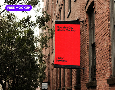 Free New York City Poster Sign Billboard Poster Mockup