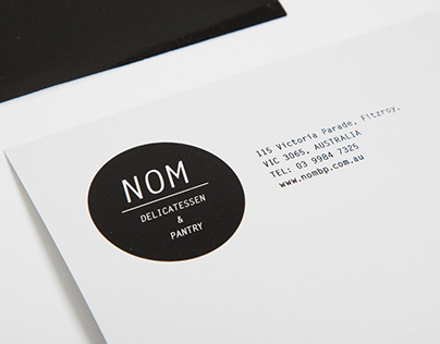 Identity Design - Cafe 'Nom'