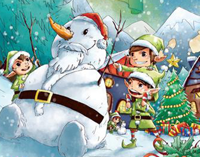 Christmas Press Ad 2014 & storybook leaflet 2014