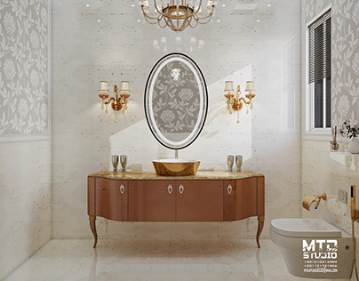 Classic Interior Design for Guest Bathroom - Patio ORO