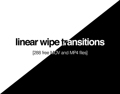 Linear Wipe Transitions (Free MOV and MP4 files)