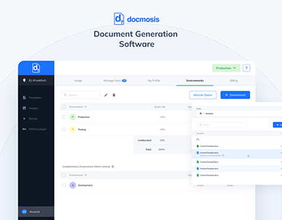 Document Generation Software | UX/UI Design