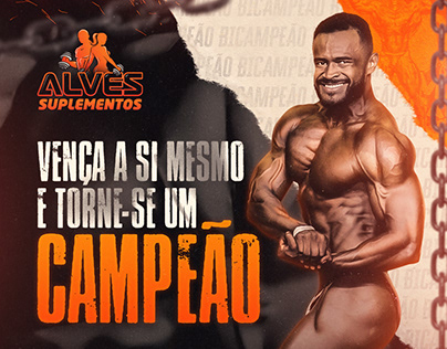 Bicampeão de Fisiculturismo - Carlos Alves