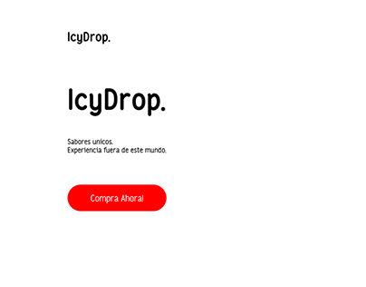 IceCream - Diseño Landing Page