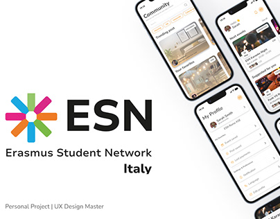 Project thumbnail - ESN Italy - Personal Project