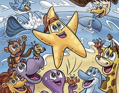 The Starfish Wish | Book Illustration Project