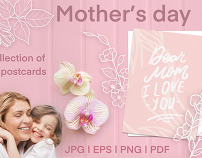 Mother's Day greeting cards. (My first project)