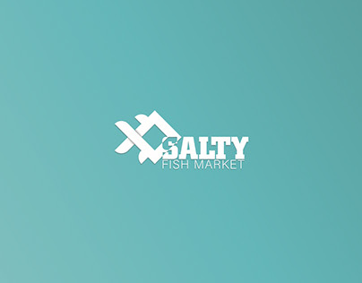 Fish market logotype