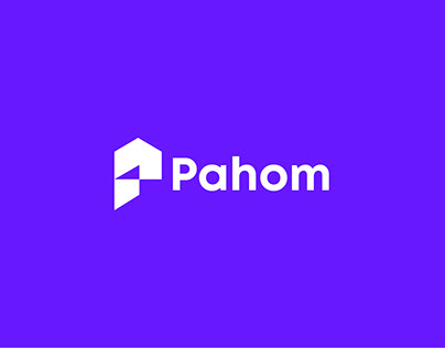 Modern (p+home) branding logo design for pahom