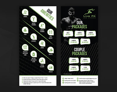 DL Flyer Design for GYM Fitness Workout Sports