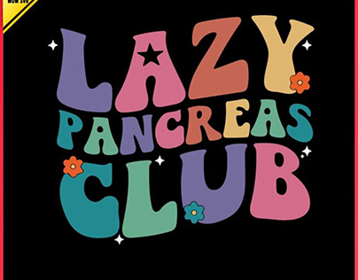 Lazy Pancreas Club Awareness World Diabetes Day SVG