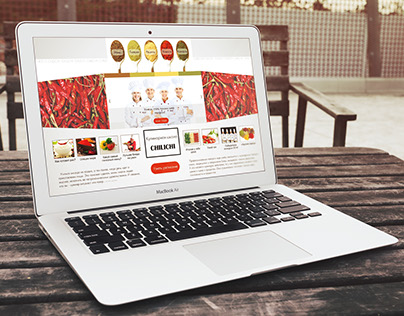 Design website for cooking academy.