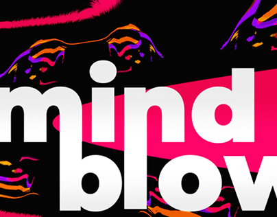 "Mind Blow" album cover design