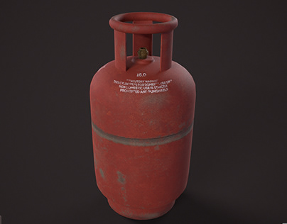 Indian Gas Cylinder 3D