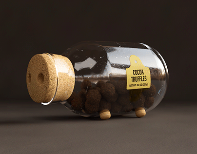 Chocolate truffle packaging