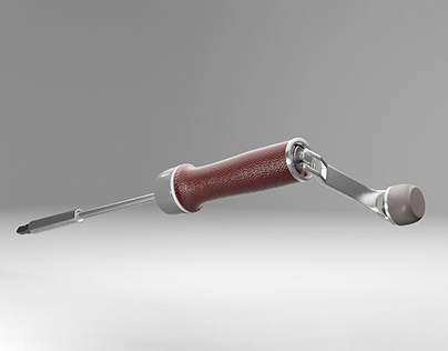 Hand crank screwdriver with planetary gear