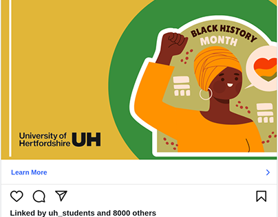 Black History Month: Social Media mockups