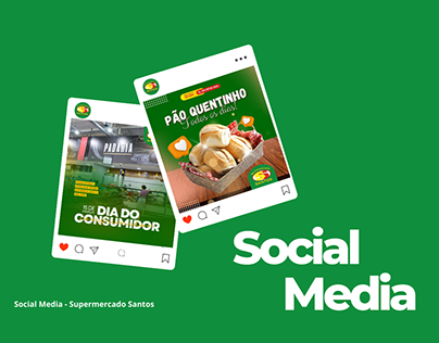 Social Media - Supermercado Santos
