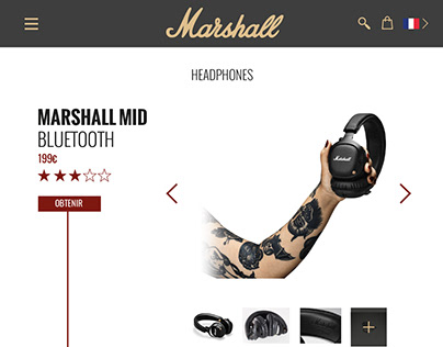 Marshall - Projet Web Design