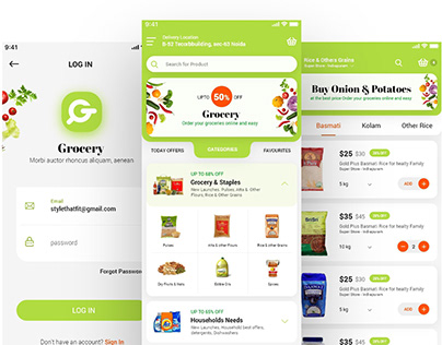 Grocery App Fully Functional