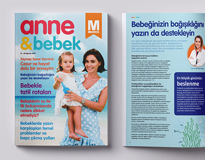 Migros Anne&Bebek magazine design
