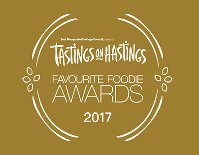 Tasting on Hastings FAVOURITE FOODIE AWARDS BRANDING