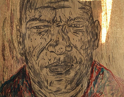 Retrato homem negro idoso, 2018